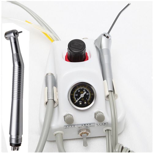 Dental Lab Portable Turbine Unit Work With Compressor 4hole+ Handpiece Y1BA4 US