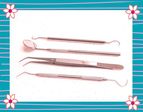 4 pc dental tarter scraper and remover set surgical dental instruments for sale