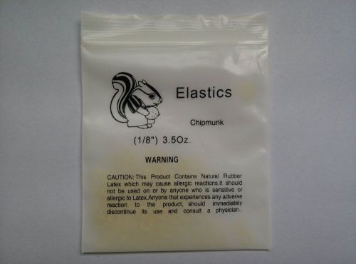 New 2000 pcs dental rubber bands clear orthodontics elastic 3.5 oz 1/8&#034; 3.16mm for sale