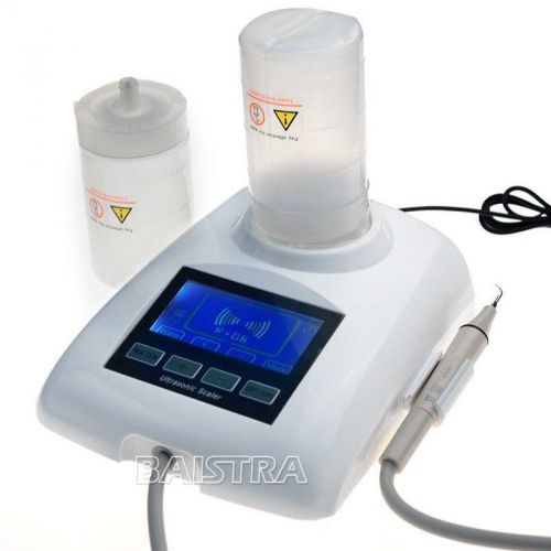 1 set  dental ultrasonic scaler 2 bottles and 6 tips ys-cs-b lcd screen baistra for sale