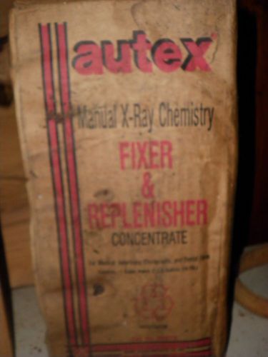 AUTEX MANUAL X-RAY FIXER &amp; CONCENTRATE and HARDENER