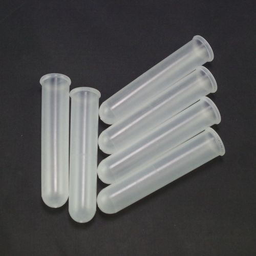 Plastic test tubes centrifuge tubes 20ml round bottom new x6