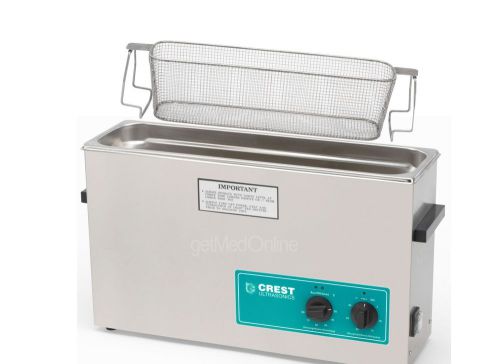 Crest 2.5 gal.heated ultrasonic cleaner w/timer, cover+basket, cp1200ht for sale