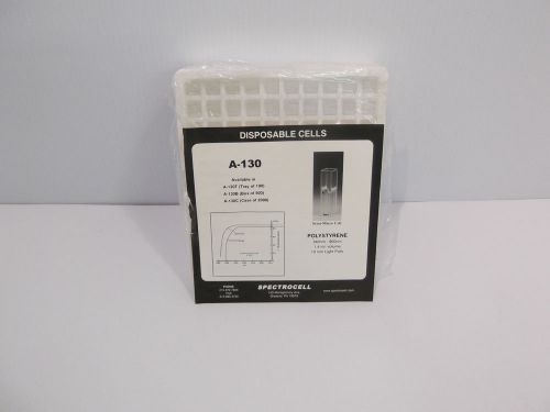 Spectrocell A-130 Disposable Cells,  Catalog # A-130T Tray of 100