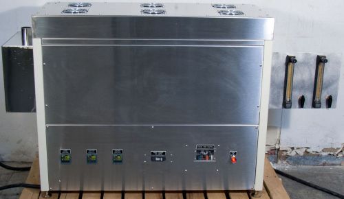 Mrl 906 3-zone 1300°c 8&#034; dia x 26.5&#034; l r&amp;d laboratory diffusion furnace for sale