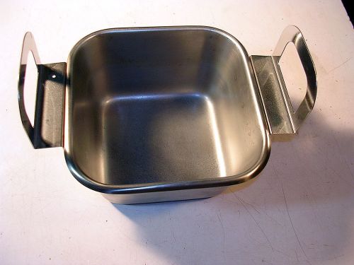 Bransonic solid tray 4.75 x 5 x 3&#034; d   ss for sale