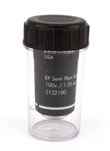 Labomed ep din 100x semi-plan achromatic microscope objective lens 5122100 for sale
