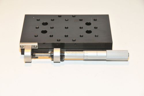 Newport 436 Precision Linear Translation Stage w/ Starrett Micrometer  NICE!