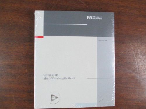 NEW HP Users Guide Manual 86120B Multi-Wavelength Meter 86120-90023