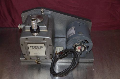 Precision scientific rotary vane vacuum pump model d75 for sale