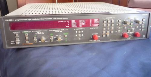 PHILIPS PM 6654 PROGRAMMABLE TIMER COUNTER (ITEM# 375/4)