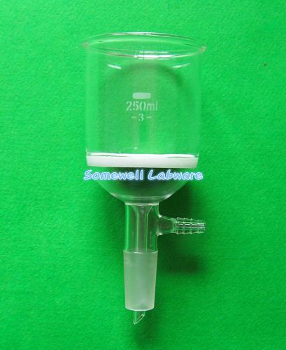 350ml,24/40,glass buchner funnel,3# suction filter,lab chemistry glassware for sale
