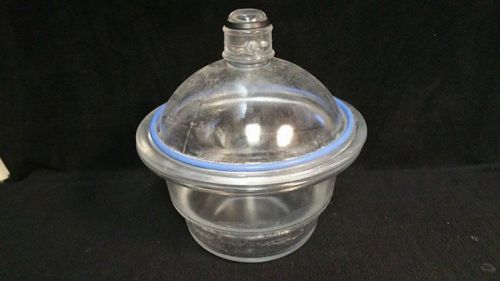 Wheaton dessiccator 10&#034; inside dia large glass vacuum w seal 14&#034; h x 12.5&#034; dia for sale