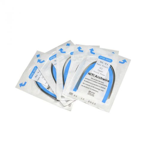 1 pack/10pcs dental orthodontic niti super elastic round arch wires all size for sale