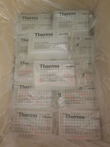 Lot of 32 Thermo NUNC 96-Well U96 2mL Deepwell Sterile Natural Rack #278743