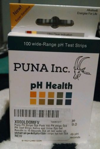 Puna pH strips 100 pack