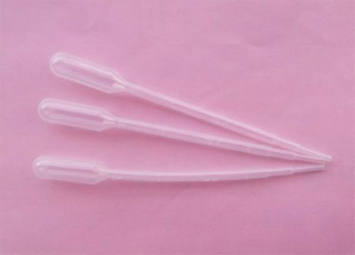 25 plastic transfer pipettes droppers graduated 1 ml