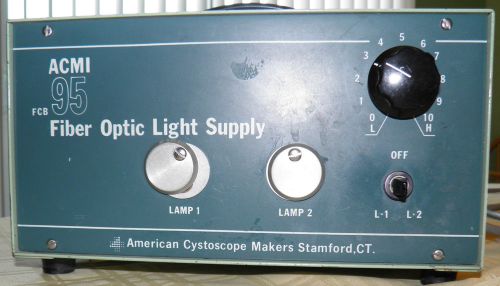 ACMI FCB 95 Dual Channel Fiber optic Light Supply 150W