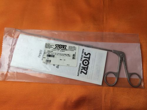 STORZ 8591A Kleinsasser Cutting Forceps with Round 2mm Cup Jaws CVD 10° Up 23cm