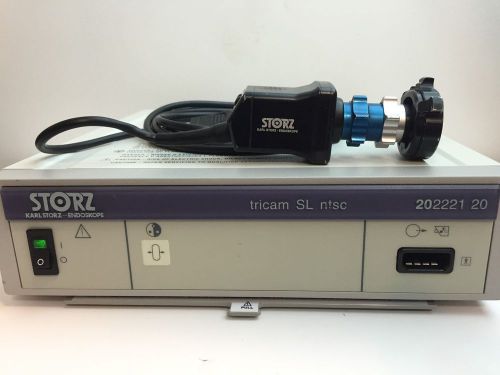 Storz 20222120 Tricam Endoscopy System &amp; 20221130U NTSC Camera Head ENT special