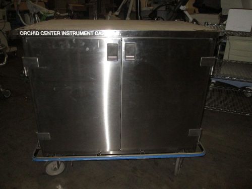 ORCHID CENTER SURGICAL STAINLESS STEEL SURGICAL CASE CART