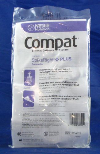 Nestle Compat Enteral Feeding Tubing Set w/ SpikeRight Plus 12154513 - 30 Pack!