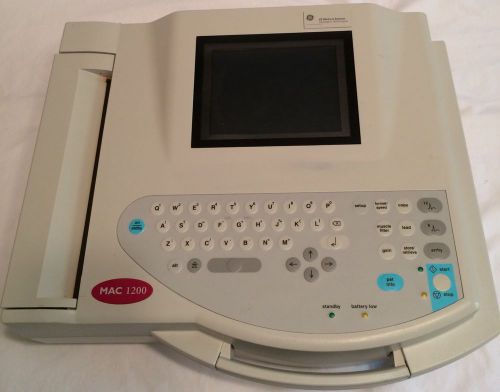 G.E. Mac 1200 Interpretive EKG Machine Needs Repair