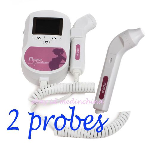 Contec fetal doppler,baby heart monitor, 3m+8m waterproof vascular probe for sale