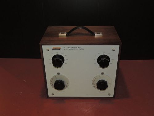 AL-25 Audiometer Filter Allison Laboratories  Aerovox Capacitors  - vintage -