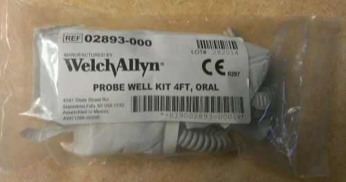 GENUINE WELCH ALLYN #02893-000 PROBE WELL KIT WITH 4&#039; ORAL PROBE