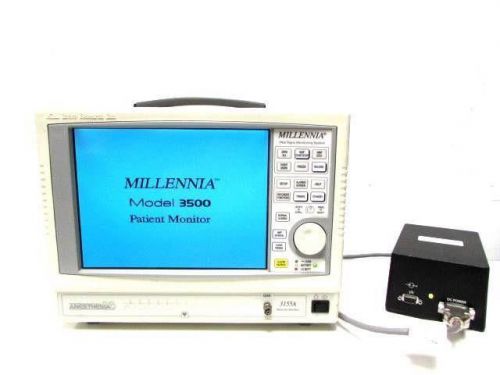 Invivo 3155a millennia mri anesthesia remote patient monitor w/power supply $ for sale