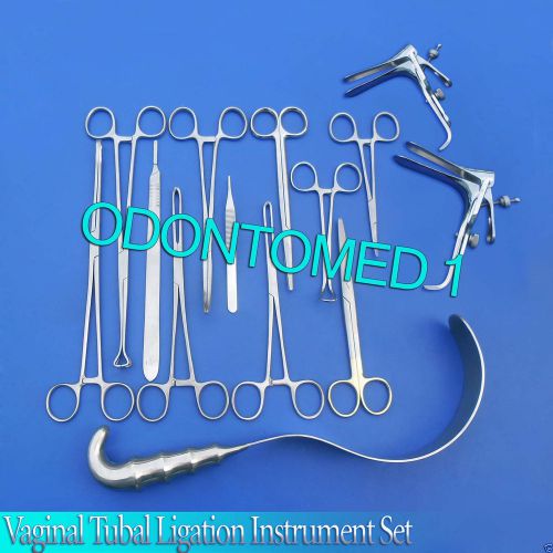 Vaginal tubal ligation instrument set for obstetrical gynecology surgery for sale