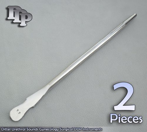 2 Pieces Of Dittel Urethral Sounds # 32 Fr Gynecology Surgical DDP Instruments