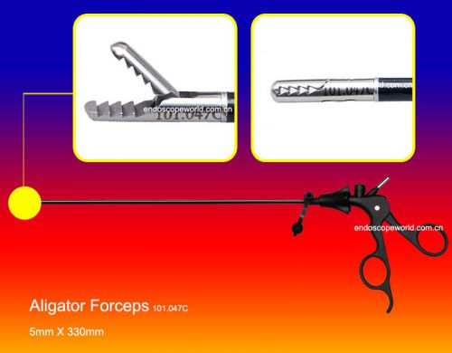Brand New Aligator Forceps 5X330mm Laparoscopy