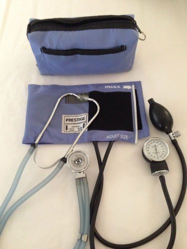 Prestige medical bp cuff &amp; sprague stethoscope kit * a2 aneroid sphygmomanometer for sale