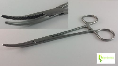 Crile Hemostat Locking Forceps 6.25&#034; CURVED Serrated Stainless Surgical Dental
