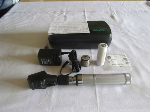 welch allyn streak retinoscope complete with rechargable handle