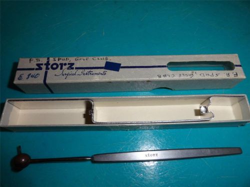 Vintage storz e0840 golf club spud for foreign body removal instrument    n56 for sale