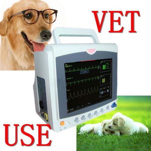 Ce fda vet veterinary animal 8.4inch patient monitor 6 parameter + warranty v mo for sale