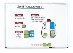 Learning resources giant magnetic gallon set ler1211 for sale