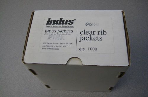 Microseal Indus Microfilm Jackets 5 Channel 16mm Metric Pink Stripe CR-64516M