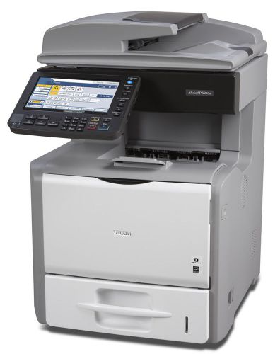 Ricoh aficio sp5200s laser copier, printer, color scanner w/network and duplex for sale