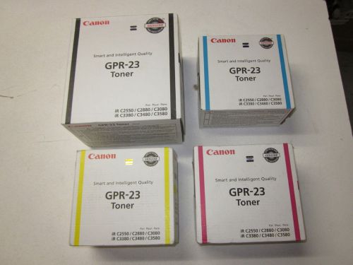 NEW Canon GPR-23 Black 0452B003 Cyan 0453B003 Magenta 0454B003 Yellow 0455B003