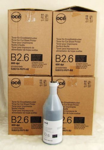 OCE Black Toner B2.6 for Cut Sheet Printers 2102021043 - 1 Bottle BRAND NEW