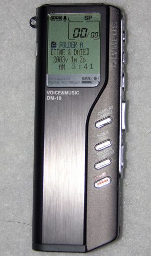 Olympus DS-10 Digital Voice Recorder, with optional external microphone &amp; case