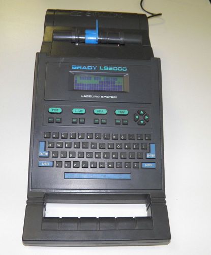 BRADY LS2000 LABELING SYSTEM WITH POWER CORD, LABELER - No Reserve - NR