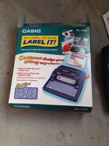 Casio Label It! 3-LineThermal Label Printer KL-7200