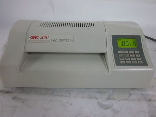 Gbc 2070 pro series laminating machine with power cord -works- for sale