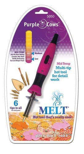 New purple cows 5050 melt craft iron  dual temperature  6 tips  purple for sale