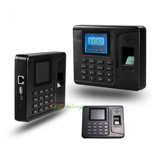 Staff attendance fingerprint time attendance system with network + wifi+ usb for sale
